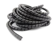 Crna PVC spiralna zaštita za creva