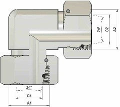 90º METRIČKI ADAPTER