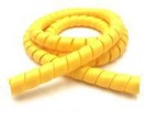 Žuta PVC spiralna zaštita za creva