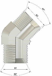 45º BSP CONNECTOR