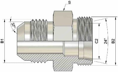 RAVAN UNF / METRIČKI  ADAPTER