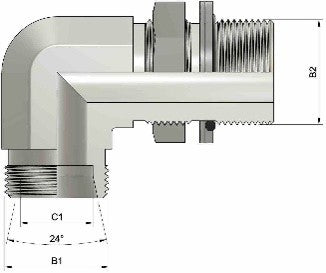 90º METRIČKI CONNECTOR