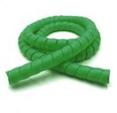 Zelena PVC spiralna zaštita za creva