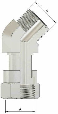 45º ORFS CONNECTOR